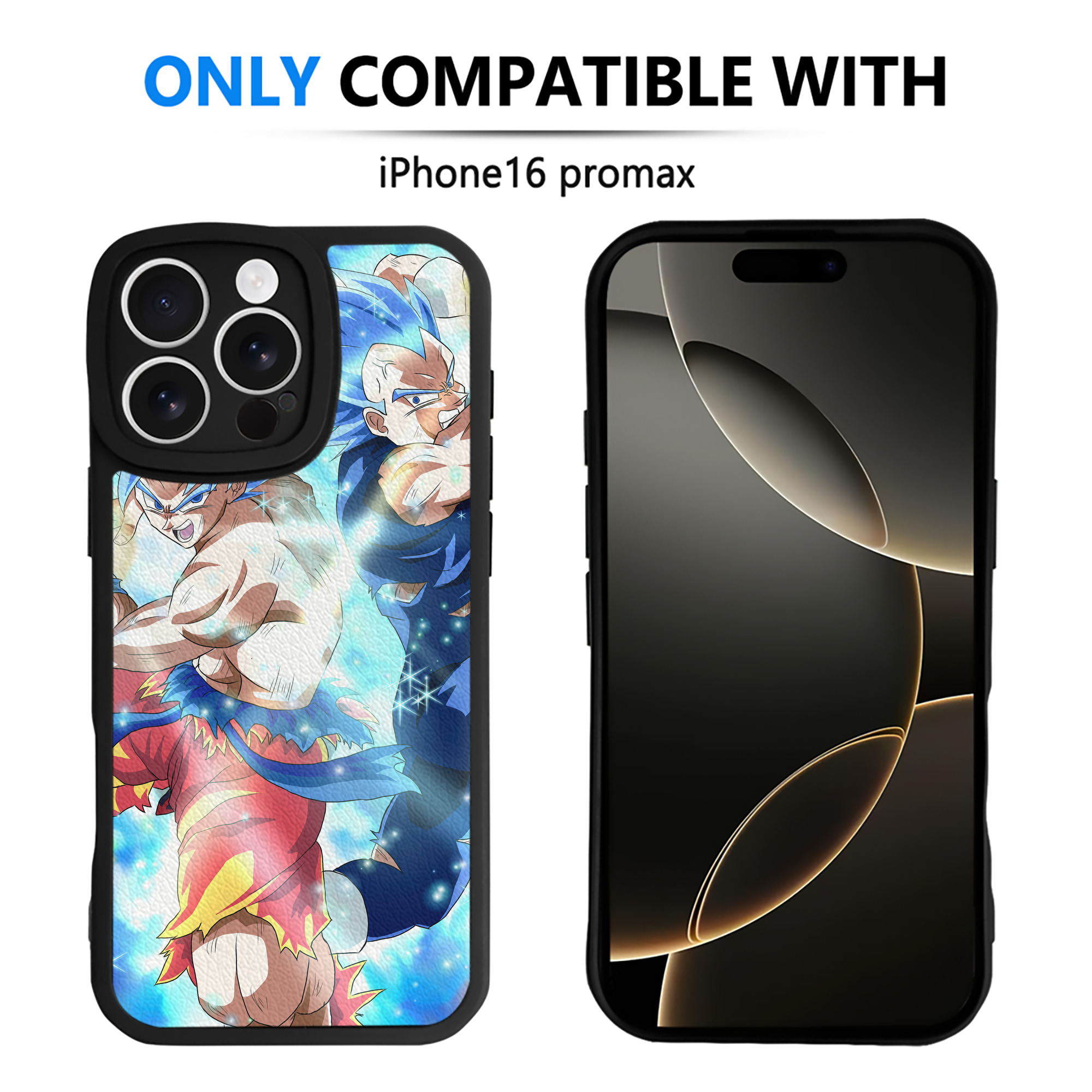 （画像用） ドラゴンボール DRAGON BALL 【iPhone 16シリーズ対応】シリコンスマホケース（レザー調） 材質：シリコン